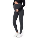 Be Mammy BE-Leggings-02 Dames Zwangerschapsleggings - Lang - Viscose - Elasthan - Grafiet