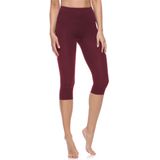 Merry Style - MS10-199 - Leggings - Bordeaux - 3/4 Sport Dames Yoga Pants