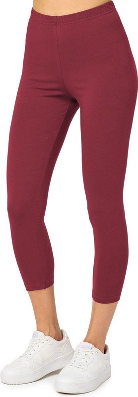 Merry Style - MS10-199 - Leggings - Bordeaux - 3/4 Sport Dames Yoga Pants