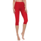 Merry Style - MS10-144 - Legging - Rood - 3/4 Lengte, Viscose met Elasthaan