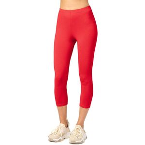 Merry Style - MS10-144 - Legging - Rood - 3/4 Lengte, Viscose met Elasthaan