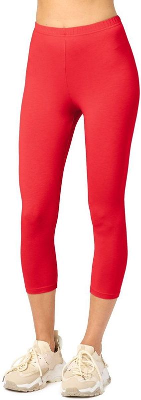Merry Style - MS10-144 - Legging - Rood - 3/4 Lengte, Viscose met Elasthaan