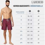 Ladeheid - LA40-129 - Zwembroek - Bordeaux - Sneldrogend met Mesh Binnenbroekje