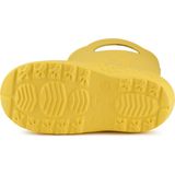 Ladeheid LA-CA-FrogWinter Kinder Regenlaarzen - Rubber - met Binnenschoen - EVA - Wasbare Binnenschoen - Geel/Grijs - 22/23