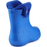 Ladeheid - LA-CA-FrogButton - Kinder Regenlaarzen - Blauw/Navy Blauw - Rubber met Binnenschoen - EVA