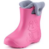Ladeheid EVA Kinderen Rubberlaarzen Regenschoenen LA-CA-04 (Roze/Grijs, 24/25 EU)