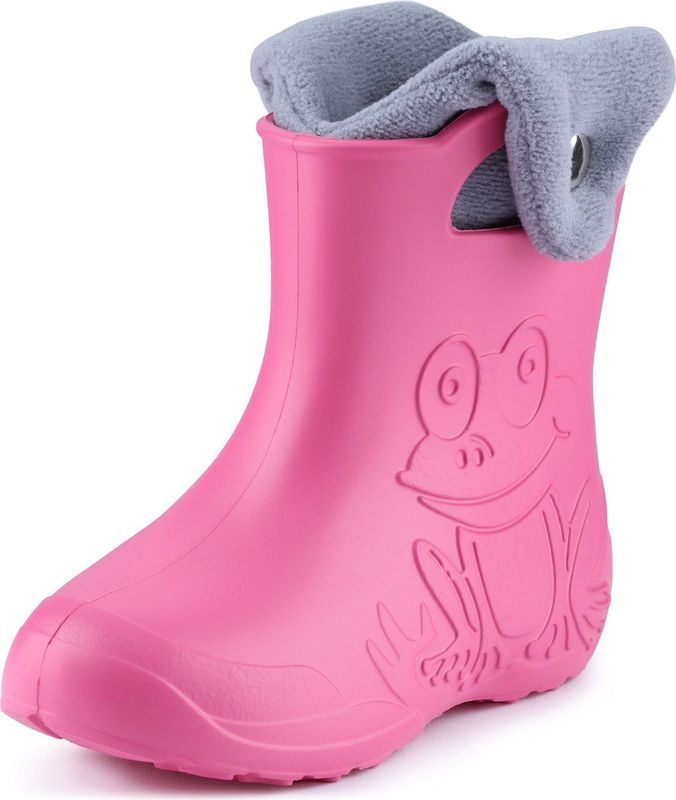 Ladeheid EVA Kinderen Rubberlaarzen Regenschoenen LA-CA-04 (Roze/Grijs, 24/25 EU)