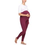 Merry Style Dames Moederschap Lange Legging van Viscose MS10-297 (Bordeaux, L)