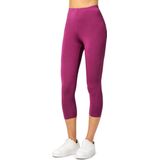 Merry Style MS-MS10-144-LE Dames Capri Leggings - Sport - Vrijetijdsbroek - 3/4 Lengte - Viscose - Sporbroek - Yogabroek - Fuchsia2 - XS