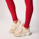 Merry Style Dames Lange Legging MS10-198 (Rood, M)