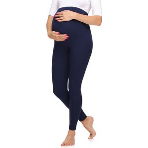 Merry Style - MS-MS10-297-LE - Zwangerschapsleggings - Marineblauw - Lang - Viscose