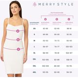 Merry Style MS-MS10-203-UW Dames Onderjurk - Nachthemd - kort - V-neck - verstelbare Spaghetti bandjes - Viscose - Zand - XL