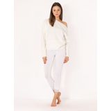 Dameslegging - Zwart - Viscose - 7/8 Lengte - Kant Versiering