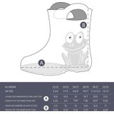 Ladeheid LA-CA-Frog Kinder Regenlaarzen - Rubber - Licht - EVA - Lilla