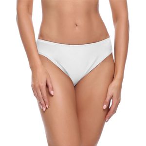 Bellivalini - MS-VO-1-Bottom - Bikinibroekje - Wit - Elastische Tailleband - Polyamide & Elastaan