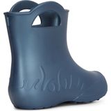 Ladeheid LA-CA-Frog Kinder Regenlaarzen - Rubber - Licht - EVA - Metallic Blauw-2