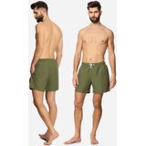 Zwemshort - Blauw - Polyester - Elastische Tailleband