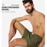 Zwemshort - Blauw - Polyester - Elastische Tailleband