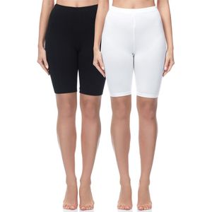 Katoenen Leggings - Dames - Melange - Ademend - Comfortabele Tailleband