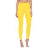 Merry Style - MS-MS10-198-LE Dames Leggings - Sportbroek - Geel - Katoen