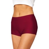 Merry Style HI-Leila Dames Zwembroek - Zwemshorts - Bikinibroekje - Elastische tailleband - Polyamide & Elastaan - Wijnrood (4242) - 42