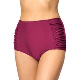 Merry Style - MS-MS10-119-SL - Bikinibroekje - Wijn Rood - Elastische Tailleband - Polyamide & Elastaan