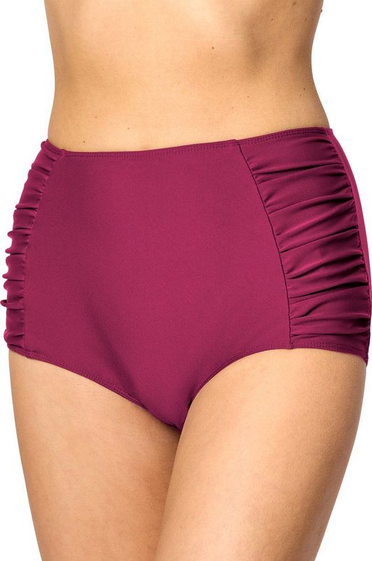 Merry Style - MS-MS10-119-SL - Bikinibroekje - Wijn Rood - Elastische Tailleband - Polyamide & Elastaan