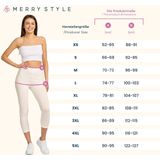 Merry Style - MS-MS10-199-LE - Capri Leggings - Kobalt - 3/4 Lengte - Katoen