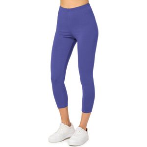 Merry Style - MS-MS10-199-LE - Capri Leggings - Kobalt - 3/4 Lengte - Katoen