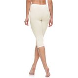 Merry Style - MS-MS10-199-LE - Capri Leggings - Ecru - 3/4 Lengte - Katoen
