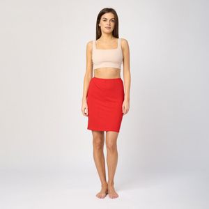 Merry Style - MS-MS10-204-UW - Onderrok - Rood - Viscose - Korte Damespetticoat