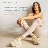 Merry Style - MS-MS10-143-LE - Legging - Beige - Viscose