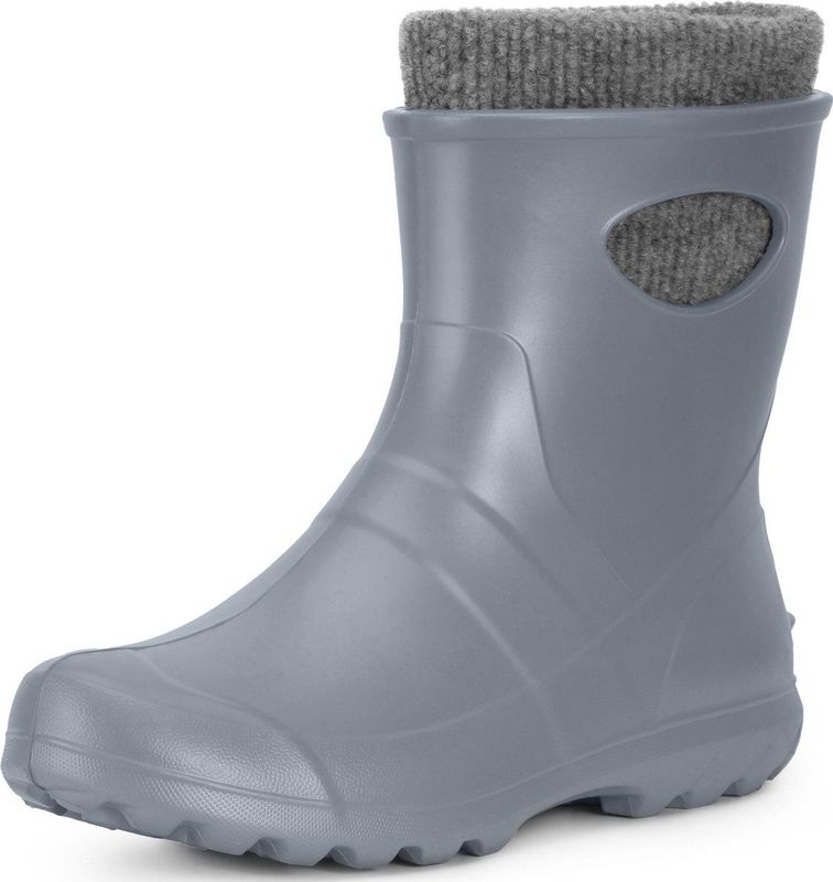 Ladeheid - Dames Regenlaarzen - Gevoerd - Waterdicht - Vederlicht - EVA - Zilver