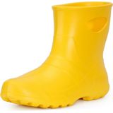 Ladeheid - Dames Regenlaarzen - Gevoerd - Waterdicht - Vederlicht - Geel - EVA
