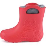 Ladeheid - LA-CA-FrogWinter - Kinder Regenlaarzen - Koraal/Grijs - Rubber - met Binnenschoen