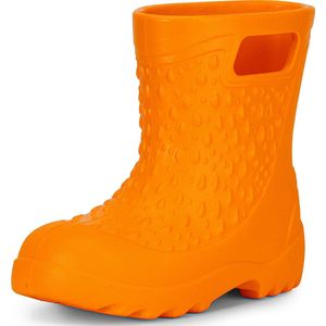 Ladeheid - LA-DW-KidsSpring - Kinder Regenlaarzen - Oranje - Gevoerd en Waterdicht - EVA