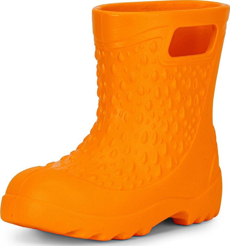 Ladeheid - LA-DW-KidsSpring - Kinder Regenlaarzen - Oranje - Gevoerd en Waterdicht - EVA
