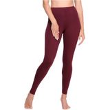 Ladeheid Dames Lange Leggings uit katoen LA40-133 (Bordeaux, M)
