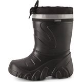 Ladeheid - LA-LMG-835-Grizzly - Kinder Regenlaarzen - Zwart/Reflectie - Winter Thermo Rubber Laarzen Gevoerd