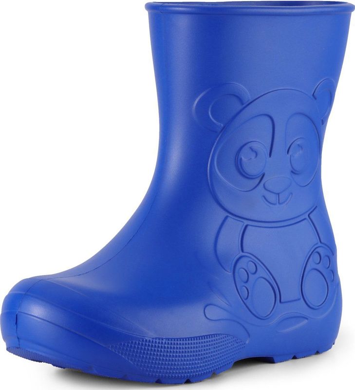 Ladeheid - LA-CA-Panda - Kinder Regenlaarzen - Blauw - Rubber - Licht - EVA