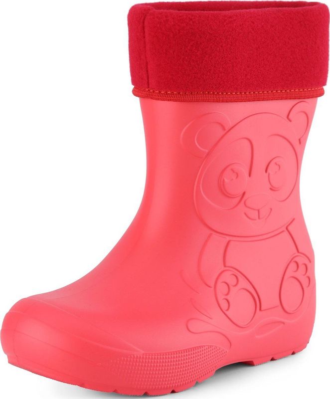 Ladeheid Kinder Regenlaarzen - Thermo Rubberlaarzen Vederlicht - EVA - LA-CA-PandaWinter - Koraal