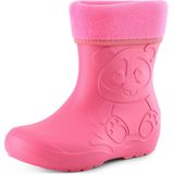Ladeheid Kinder Regenlaarzen - Thermo Rubberlaarzen Vederlicht - EVA - LA-CA-PandaWinter - Roze