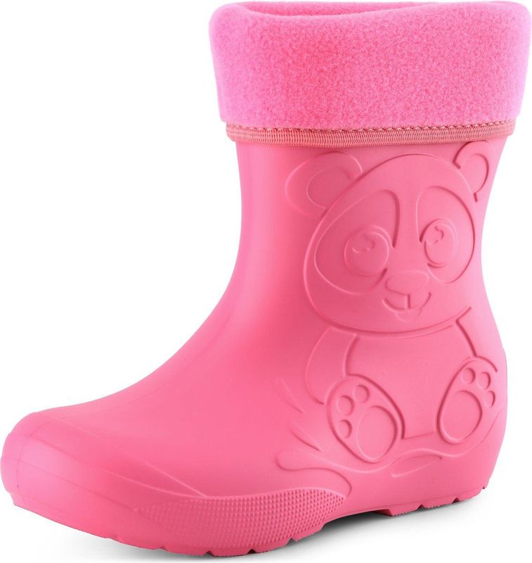 Ladeheid Kinder Regenlaarzen - Thermo Rubberlaarzen Vederlicht - EVA - LA-CA-PandaWinter - Roze