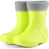 Ladeheid Kinder Regenlaarzen - Thermo Rubberlaarzen Vederlicht - EVA - LA-CA-PandaWinter - Limoen