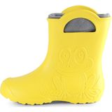 Ladeheid - LA-CA-FrogWoWinter - Dames Regenlaarzen - Geel - Rubber - Wasbare Binnenschoen