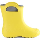 Ladeheid - LA-CA-FrogWoWinter - Dames Regenlaarzen - Geel - Rubber - Wasbare Binnenschoen
