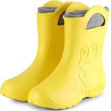 Ladeheid - LA-CA-FrogWoWinter - Dames Regenlaarzen - Geel - Rubber - Wasbare Binnenschoen