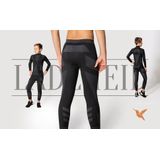 Ladeheid - LA-LA40-KIDS-Pants - Thermobroek - Zwart/Navyblauw - Thermo Ondergoed - Kinderen