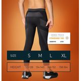 Ladeheid - LAGI008 - Thermobroek - Zwart/Turkoois - Microvezel, OEKO-TEX Standard 100