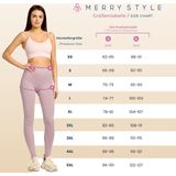 Merry Style MS10-143 viscose leggings voor dames, NUDE